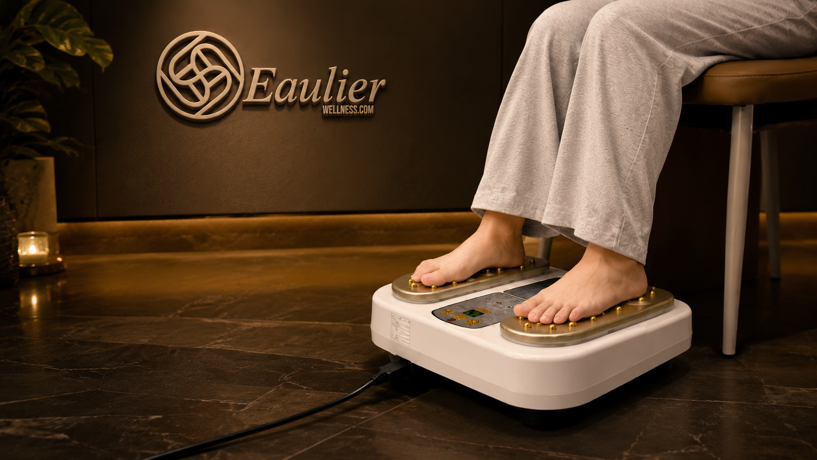 BioMeridian Reflexo foot wellness session on Eaulier platform